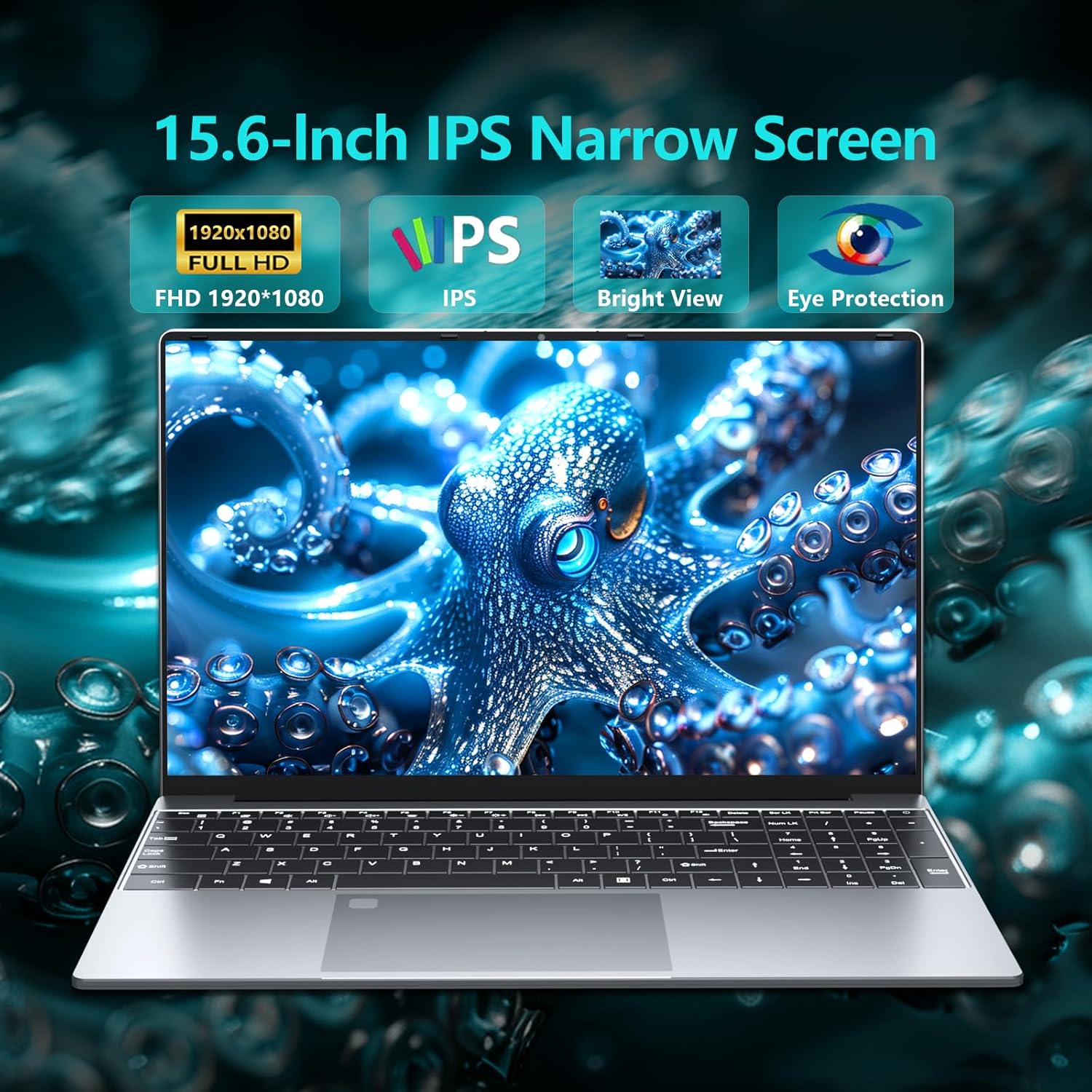 لابتوب العاب افينكا 15.6 انش مع ذاكرة RAM 16GB وSSD 512GB ومعالج R5 7430U (حتى 4.3GHz)، شاشة 1920×1080، واي فاي 5، بلوتوث 5.0، منفذ HDMI ×1، كيبورد باضاءة خلفية، ويندوز 11 برو 3 لابتوب العاب افينكا 15.6 انش مع ذاكرة RAM 16GB وSSD 512GB ومعالج R5 7430U (حتى 4.3GHz)، شاشة 1920×1080، واي فاي 5، بلوتوث 5.0، منفذ HDMI ×1، كيبورد باضاءة خلفية، ويندوز 11 برو - الصورة 3