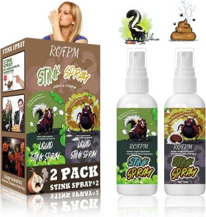 بخاخ سائل للمقالب برائحة كريهة للبالغين مع رائحة واقعية لاحتفالات الهالوين والنكات والأنشطة المرحة للبالغين لحفلات الهالوين والمقالب من ROFPM
