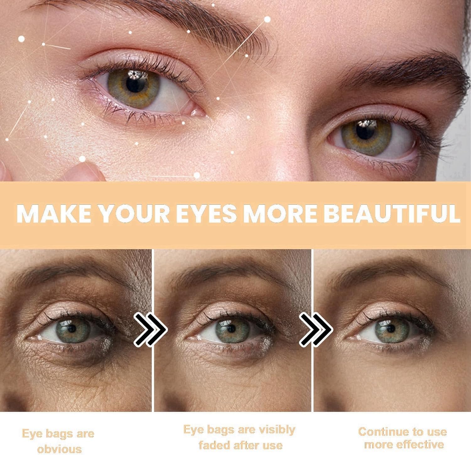 سيروم العين المضاد للتجاعيد من تيريفي زيت الخروع والبخور كريم شد للهالات السوداء والعيون المنتفخة وأكياس ومعالجة مضادة للشيخوخة 8 سيروم العين المضاد للتجاعيد من تيريفي زيت الخروع والبخور كريم شد للهالات السوداء والعيون المنتفخة وأكياس ومعالجة مضادة للشيخوخة - الصورة 8