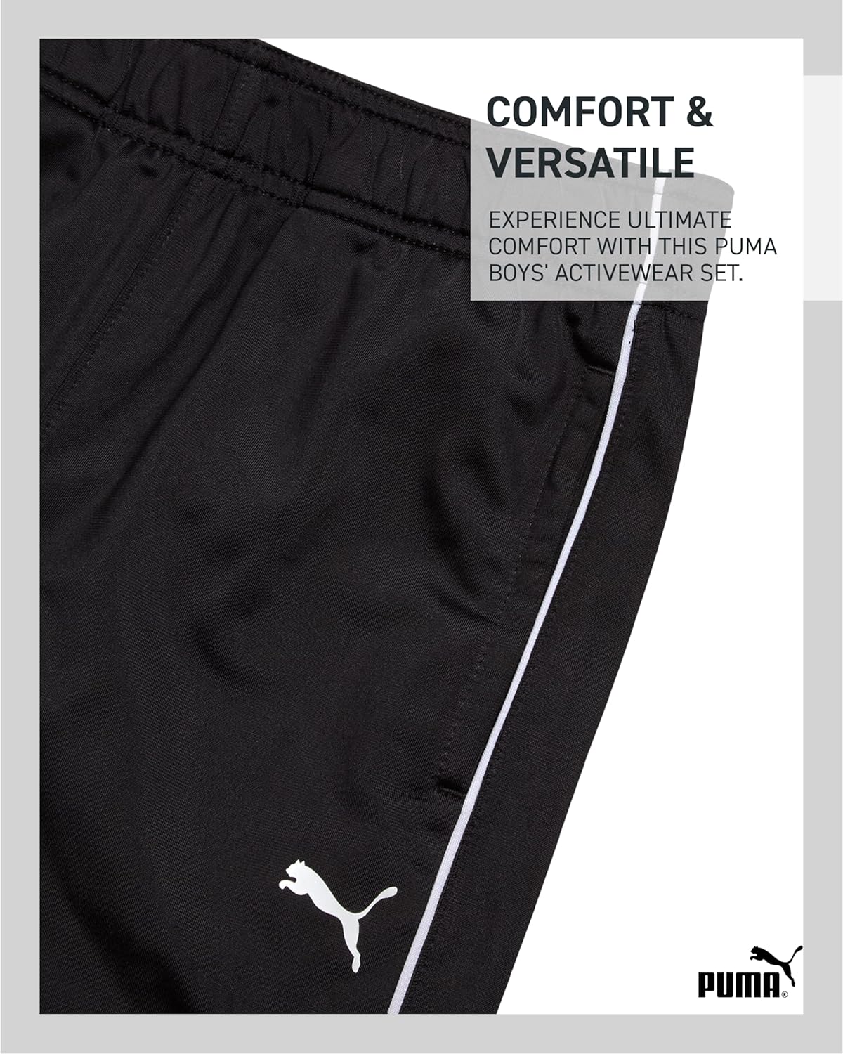 بدلة رياضية للأولاد من بوما – خامة التريكو، قطعتين 3 بدلة رياضية للأولاد من بوما – خامة التريكو، قطعتين - الصورة 3