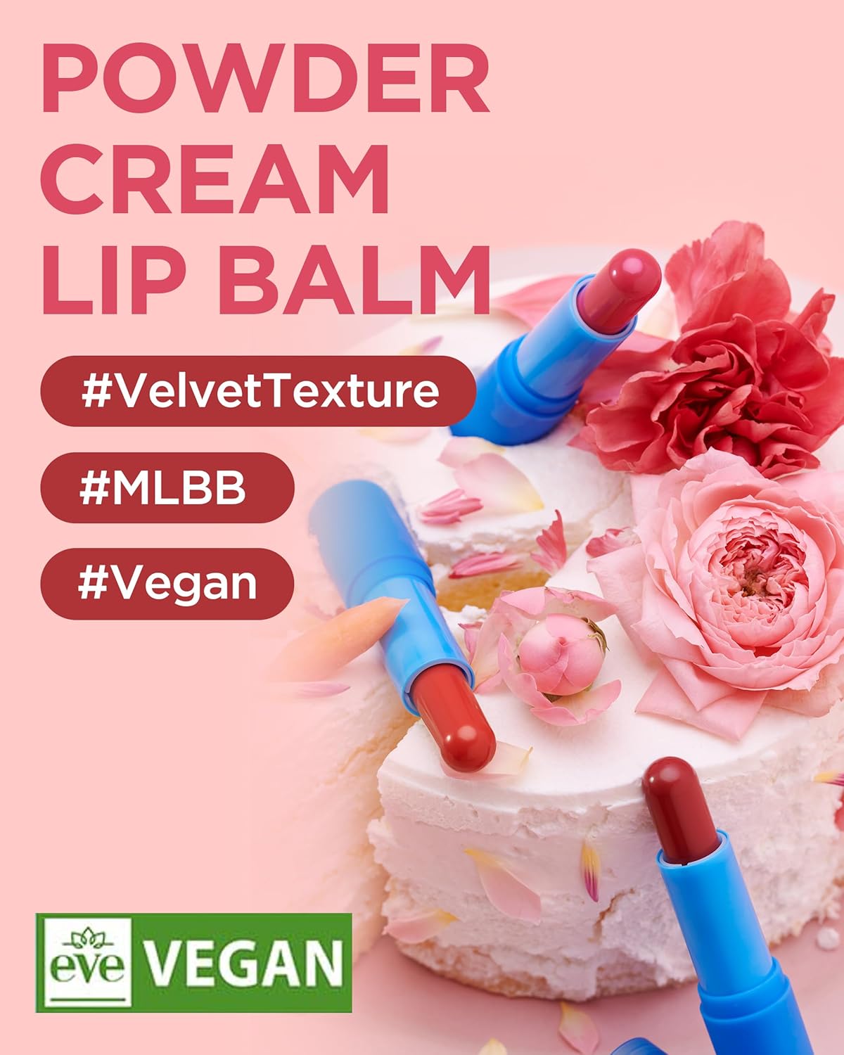 كريم مرطب شفاه من توكوبو 032 روز بيتال / 19 جرام | مرطب شفاه نباتي ناعم غير لامع بقوام مسحوق كريمي بدون تقشير لعيد الأم 2 كريم مرطب شفاه من توكوبو 032 روز بيتال / 19 جرام | مرطب شفاه نباتي ناعم غير لامع بقوام مسحوق كريمي بدون تقشير لعيد الأم - الصورة 2