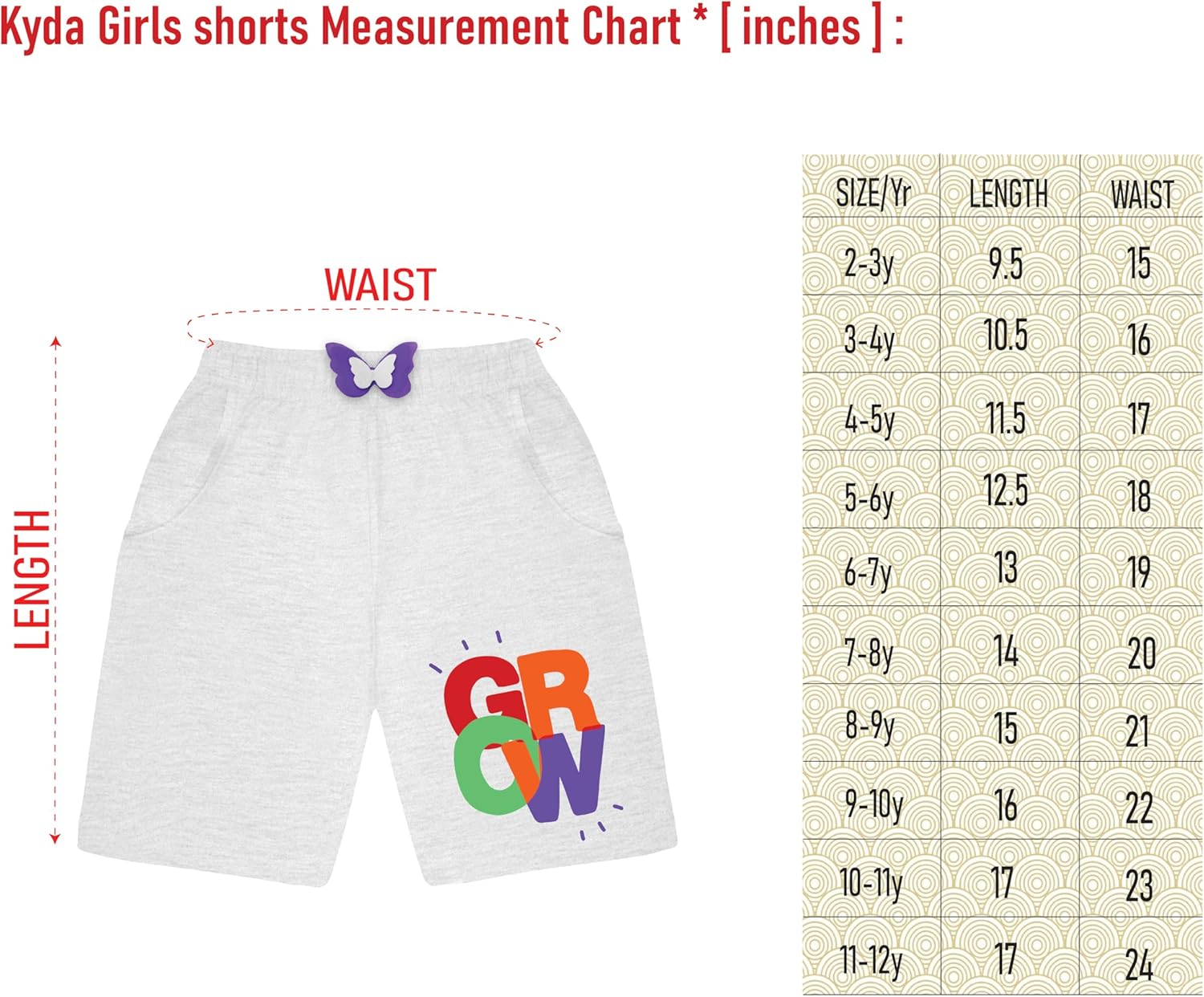 شورتات قطن مطبوعة بجيب وفيونكة للبنات من كيدا كيدز - شورتات بقصة عادية مع خصر مطاطي، متعددة الألوان (عبوة من 3 قطع) 7 شورتات قطن مطبوعة بجيب وفيونكة للبنات من كيدا كيدز - شورتات بقصة عادية مع خصر مطاطي، متعددة الألوان (عبوة من 3 قطع) - الصورة 7