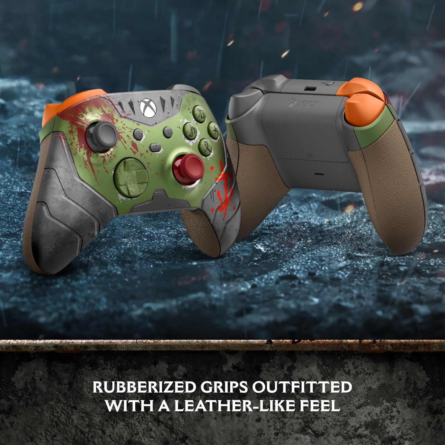 Xbox Wireless Controller – DOOM: The Dark Ages Limited Edition Series X|S, One, PCs, and Cloud-Enabled Devices 4 Xbox Wireless Controller – DOOM: The Dark Ages Limited Edition Series X|S, One, PCs, and Cloud-Enabled Devices - الصورة 4