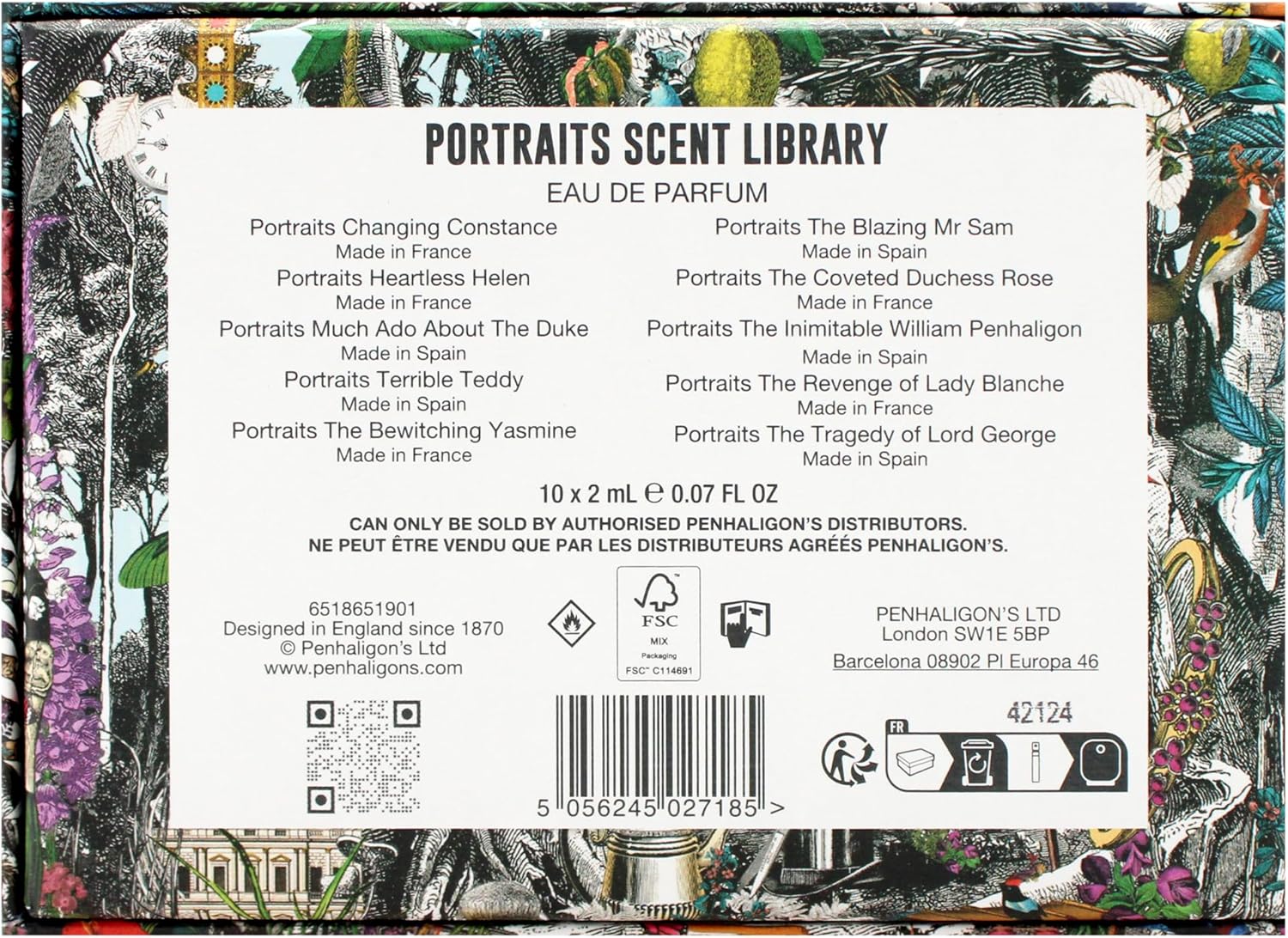 بينهاليغونز مجموعة عطر بورتريه للنساء والرجال من سامبلر ديسكفري سينت 10 × 2 مل 7 بينهاليغونز مجموعة عطر بورتريه للنساء والرجال من سامبلر ديسكفري سينت 10 × 2 مل - الصورة 7