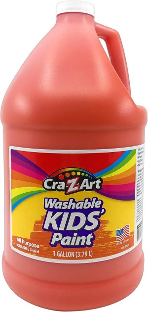 كرا-زيد-ارت ملصق قابل للغسل بلون برتقالي سعة 1 جالون