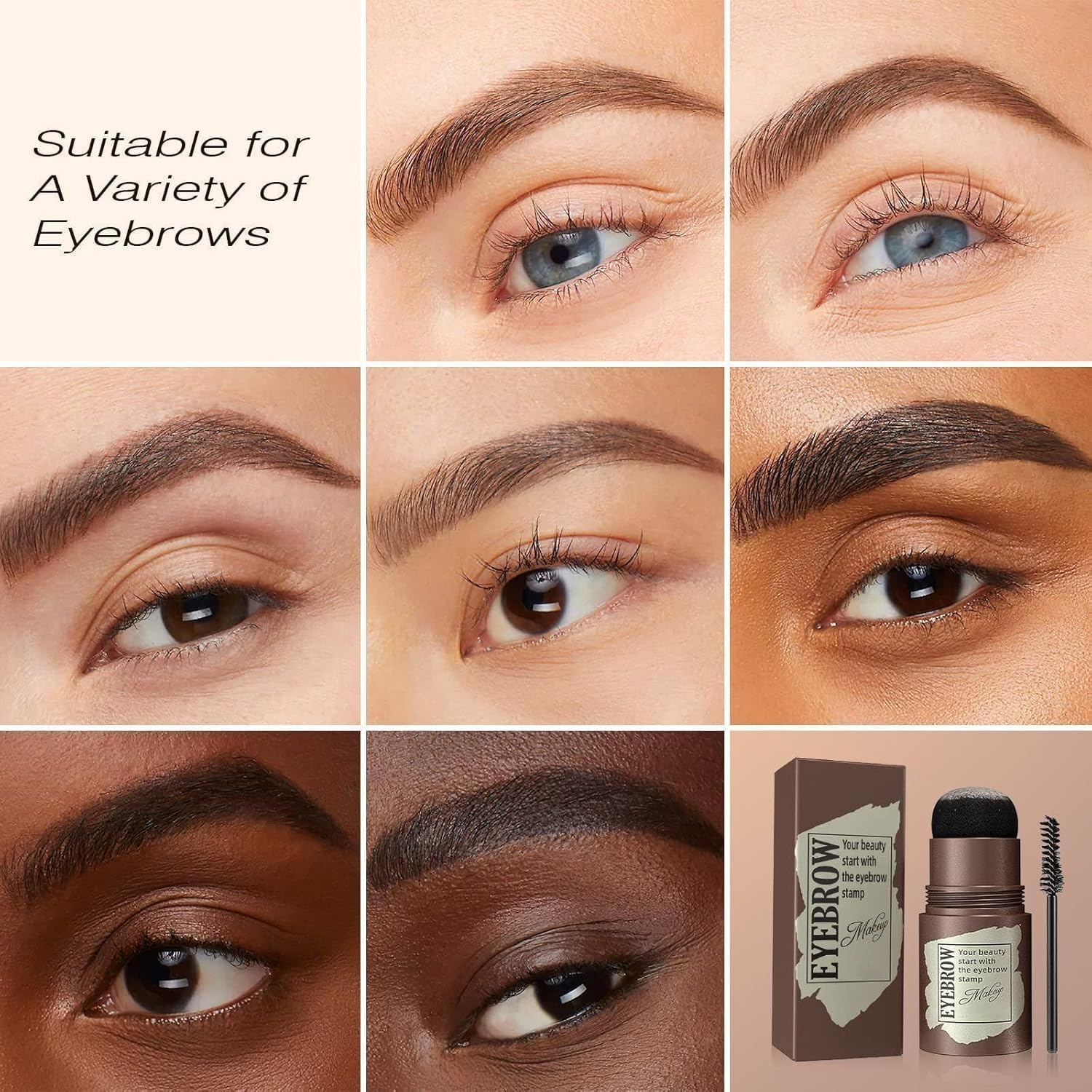 ستيك طابع لرسم الحواجب مقاوم للماء والعرق، مجموعة بودرة حواجب وكونتور خط الشعر 2 في 1 مع 10 قوالب و2 فرشاة بلون داكن وبني لتثبيت خط الشعر العالي على شكل حرف M، مكياج سريع وسهل للمبتدئين من يلا جوي 3 ستيك طابع لرسم الحواجب مقاوم للماء والعرق، مجموعة بودرة حواجب وكونتور خط الشعر 2 في 1 مع 10 قوالب و2 فرشاة بلون داكن وبني لتثبيت خط الشعر العالي على شكل حرف M، مكياج سريع وسهل للمبتدئين من يلا جوي - الصورة 3