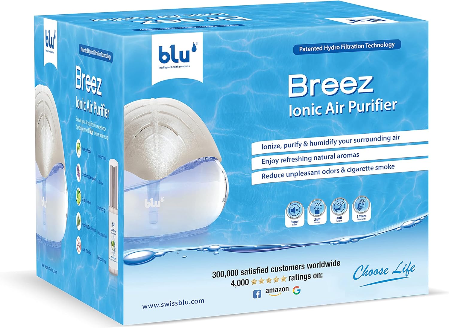 منقي الهواء بالايونات من بريز