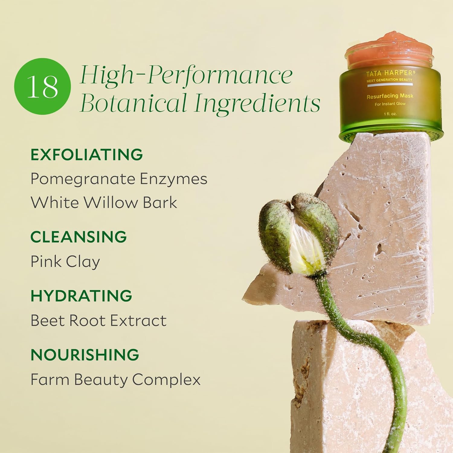 تاتا هاربر قناع تجديد البشرة الطبيعي بالكامل 30 مل/1 اونصة 3 تاتا هاربر قناع تجديد البشرة الطبيعي بالكامل 30 مل/1 اونصة - الصورة 3