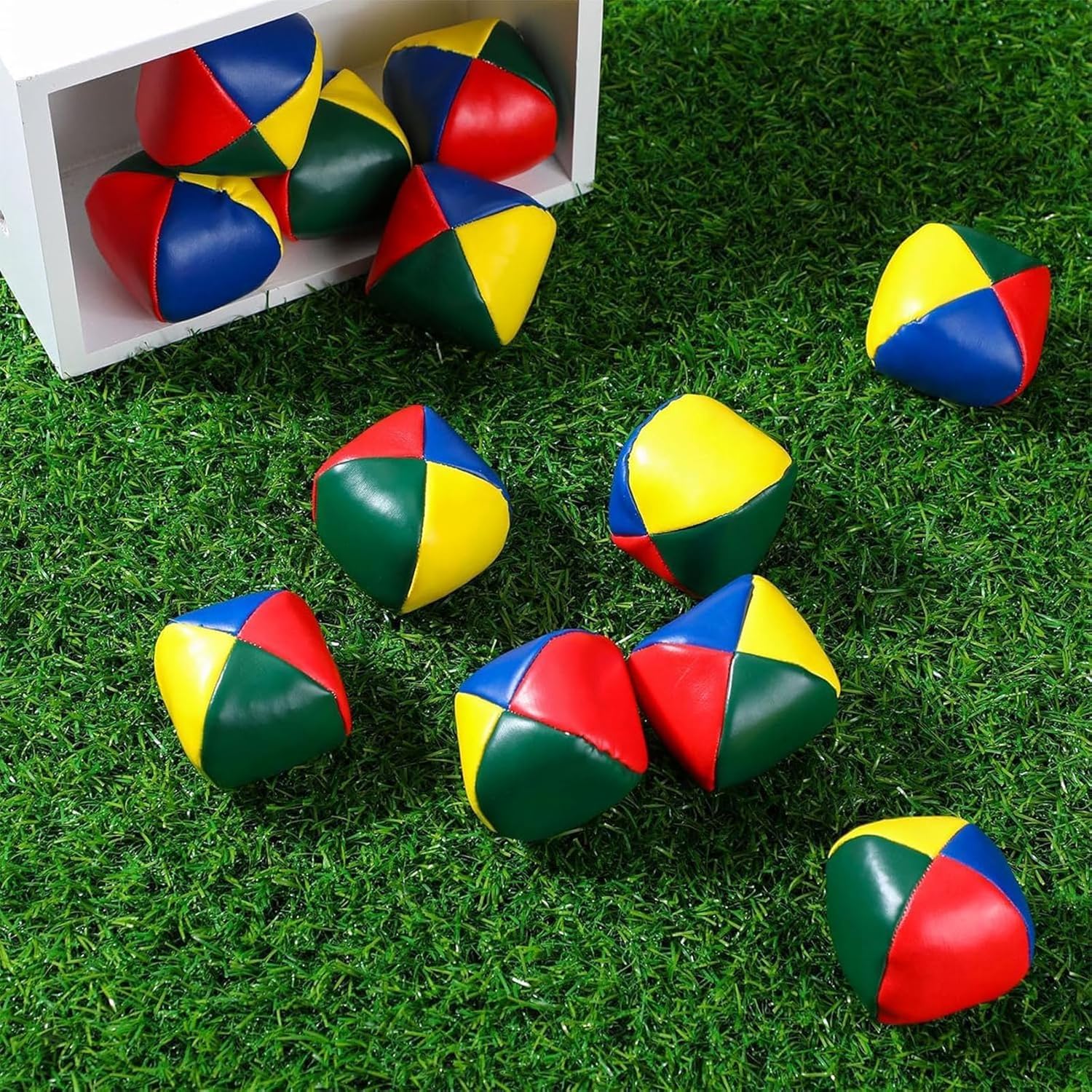 كرات شعوذة 6 قطع للمبتدئين، كرات شعوذة 5 سم لتدريب الاطفال - كرات ناعمة ومتينة للاولاد والبنات من زكوينتوبليان 3 كرات شعوذة 6 قطع للمبتدئين، كرات شعوذة 5 سم لتدريب الاطفال - كرات ناعمة ومتينة للاولاد والبنات من زكوينتوبليان - الصورة 3