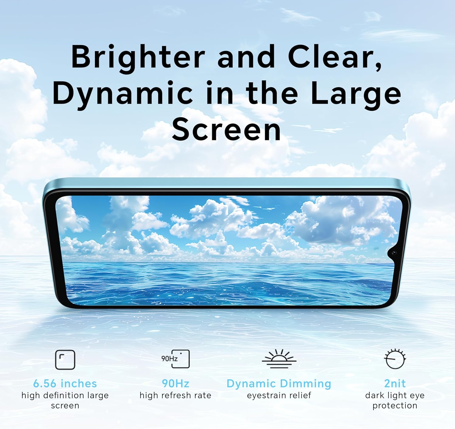 اونر هاتف ذكي X5b ثنائي شرائح الاتصال 4G LTE | روم 64GB + 4GB RAM | شاشة 6.55 انش 90Hz | بطارية 5200mAh | كاميرا 13MP | اندرويد 14 | اصدار عالمي | فتح الوجه والبصمة (اسود ميدنايت) 7 اونر هاتف ذكي X5b ثنائي شرائح الاتصال 4G LTE | روم 64GB + 4GB RAM | شاشة 6.55 انش 90Hz | بطارية 5200mAh | كاميرا 13MP | اندرويد 14 | اصدار عالمي | فتح الوجه والبصمة (اسود ميدنايت) - الصورة 7