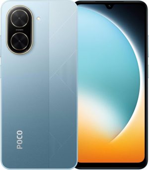 جوال بوكو C71 ثنائي شرائح الاتصال (شبكة الجيل الرابع 4G) بسعة 3GB 64GB- إصدار عالمي، لون أزرق