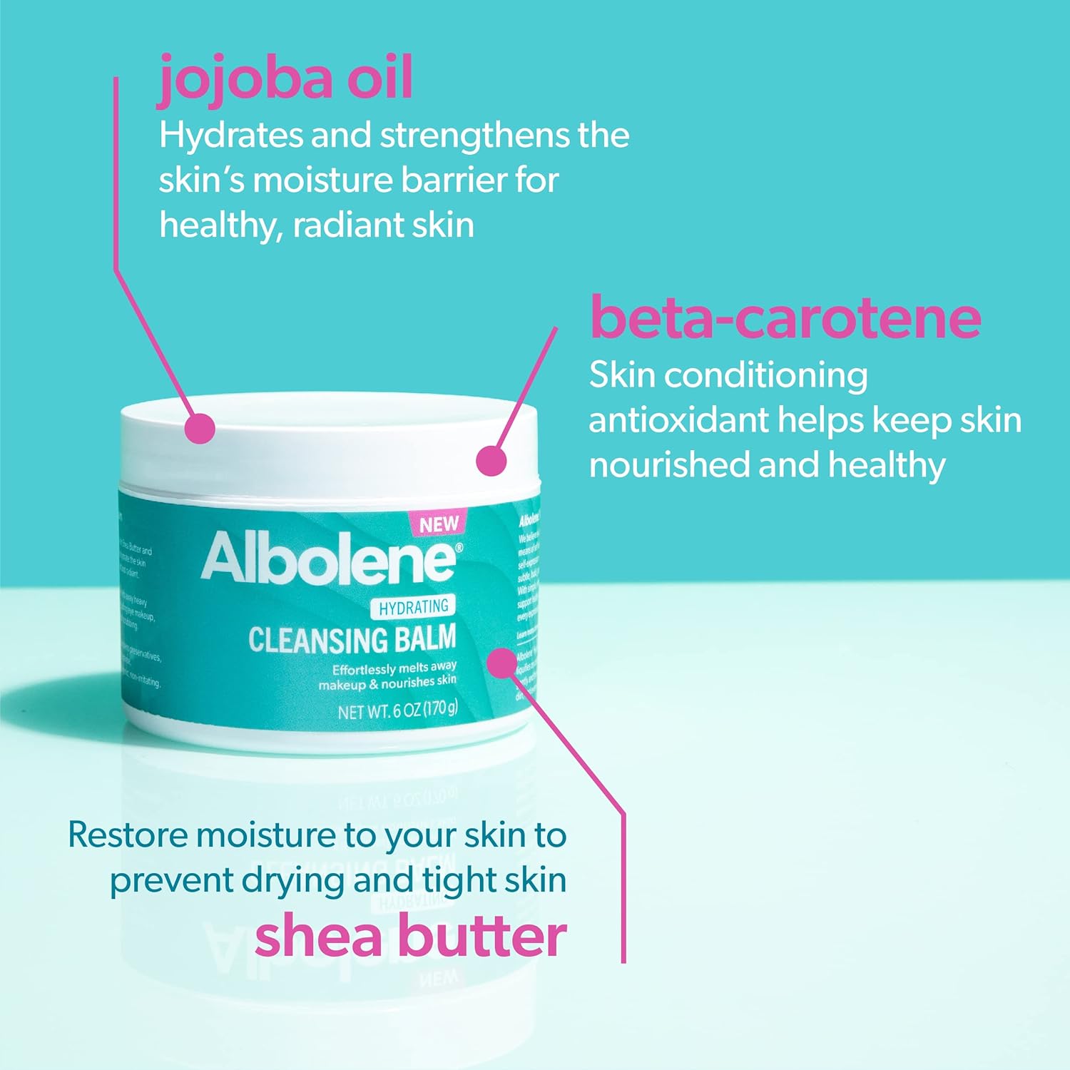 البولين بلسم منظف ومزيل مكياج مرطب وغسول للوجه بزبدة الشيا وزيت الجوجوبا، 6 اونصة سائلة 3 البولين بلسم منظف ومزيل مكياج مرطب وغسول للوجه بزبدة الشيا وزيت الجوجوبا، 6 اونصة سائلة - الصورة 3