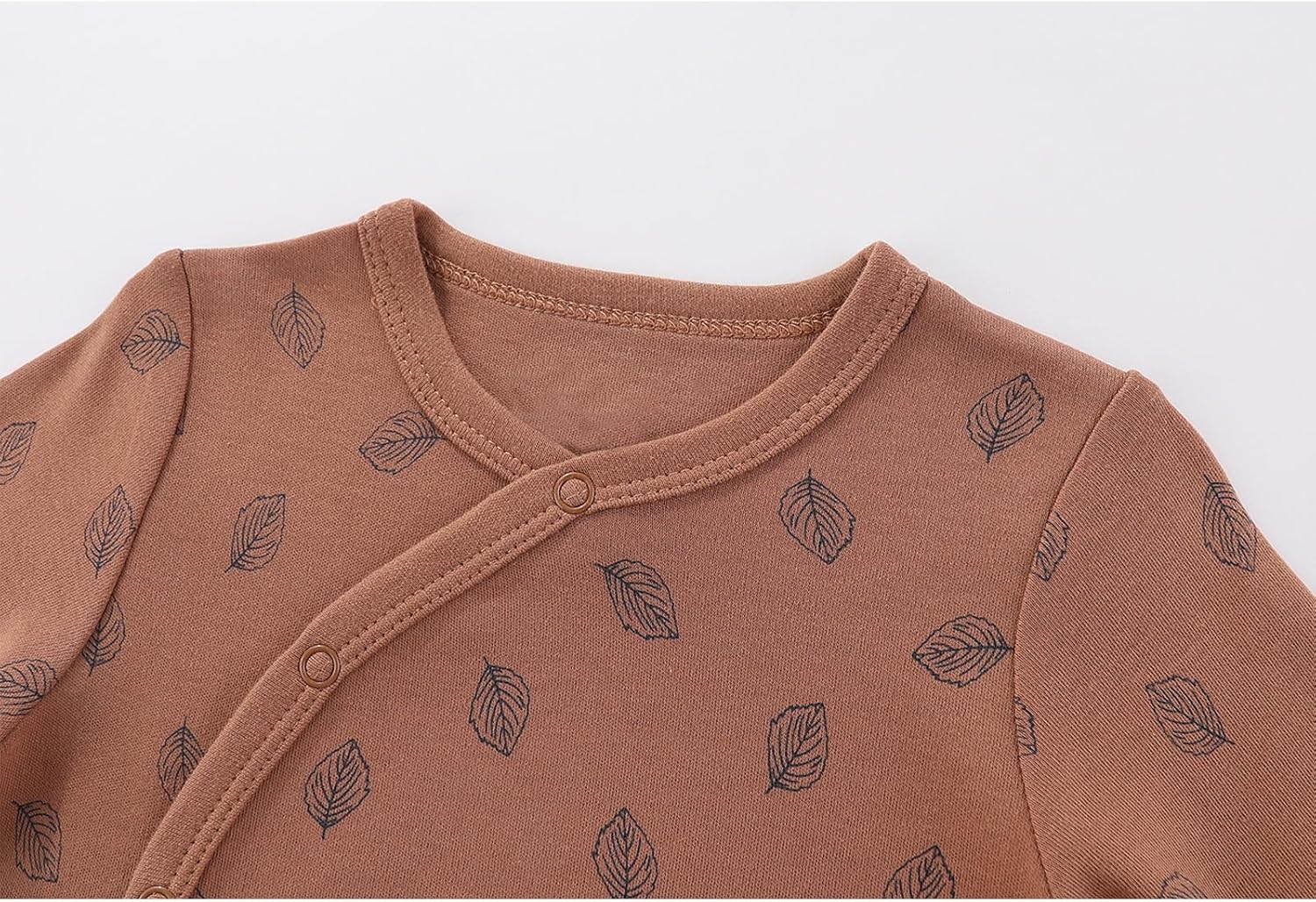 أفرهول من القطن بأكمام طويلة للأطفال من الجنسين الأولاد والبنات حديثي الولادة مناسب للأطفال من 0إلى -12 شهر من جيلي لوف، عبوة 3 قطع 3 أفرهول من القطن بأكمام طويلة للأطفال من الجنسين الأولاد والبنات حديثي الولادة مناسب للأطفال من 0إلى -12 شهر من جيلي لوف، عبوة 3 قطع - الصورة 3