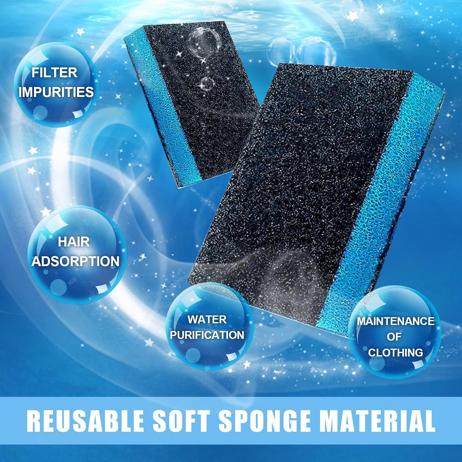 اكسيفور كيس فلتر منزلي قابل لاعادة الاستخدام لالتقاط الوبر للغسيل مزيل شعر الحيوانات الاليفة شبكة وبر عائمة للغسالة مصائد الغسالة 10 قطع 4 اكسيفور كيس فلتر منزلي قابل لاعادة الاستخدام لالتقاط الوبر للغسيل مزيل شعر الحيوانات الاليفة شبكة وبر عائمة للغسالة مصائد الغسالة 10 قطع - الصورة 4