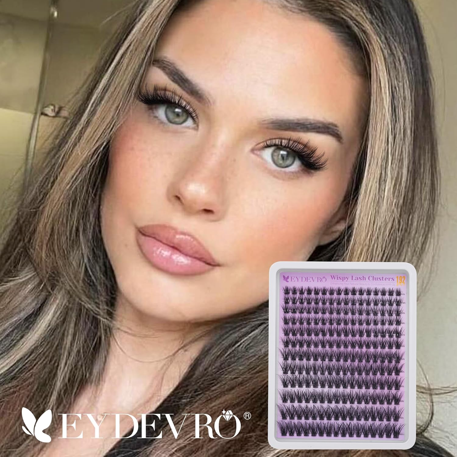 ايديفرو رموش عنقودية طبيعية من ويسبي، مجموعات فردية 9-18 ملم، 192 قطعة مجموعات رموش مجعدة سي دي، رموش فردية قابلة لاعادة الاستخدام، رموش صناعية مريحة 3 ايديفرو رموش عنقودية طبيعية من ويسبي، مجموعات فردية 9-18 ملم، 192 قطعة مجموعات رموش مجعدة سي دي، رموش فردية قابلة لاعادة الاستخدام، رموش صناعية مريحة - الصورة 3