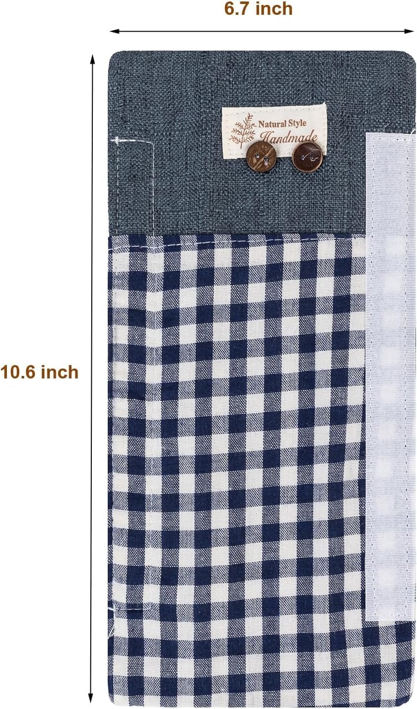 غطاء مقبض باب الثلاجة من تزويق، قطعتان من مقابض ديكور اجهزة المطبخ القابلة للغسل، واقي مضاد للانزلاق لفرن الثلاجة والميكروويف وغسالة الصحون، يمنع بصمات الاصابع وبقع الطعام 3 غطاء مقبض باب الثلاجة من تزويق، قطعتان من مقابض ديكور اجهزة المطبخ القابلة للغسل، واقي مضاد للانزلاق لفرن الثلاجة والميكروويف وغسالة الصحون، يمنع بصمات الاصابع وبقع الطعام - الصورة 3