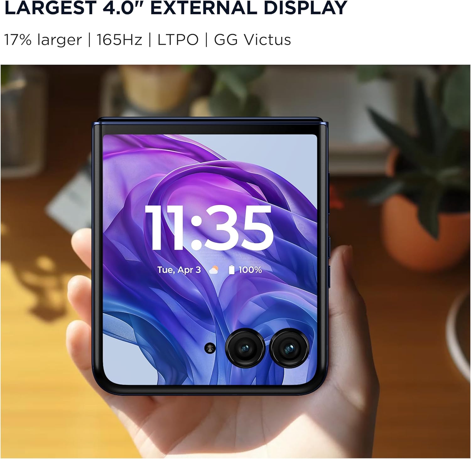 هاتف خلوي من موتورولا رازر 50 الترا أزرق داكن 3 هاتف خلوي من موتورولا رازر 50 الترا أزرق داكن - الصورة 3