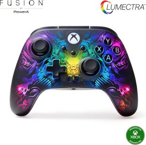 PowerA FUSION Pro Wireless Controller for Xbox Series X|S with Lumectra، من باور ايه، اكس بوكس سيريز اكس، USB، أسود