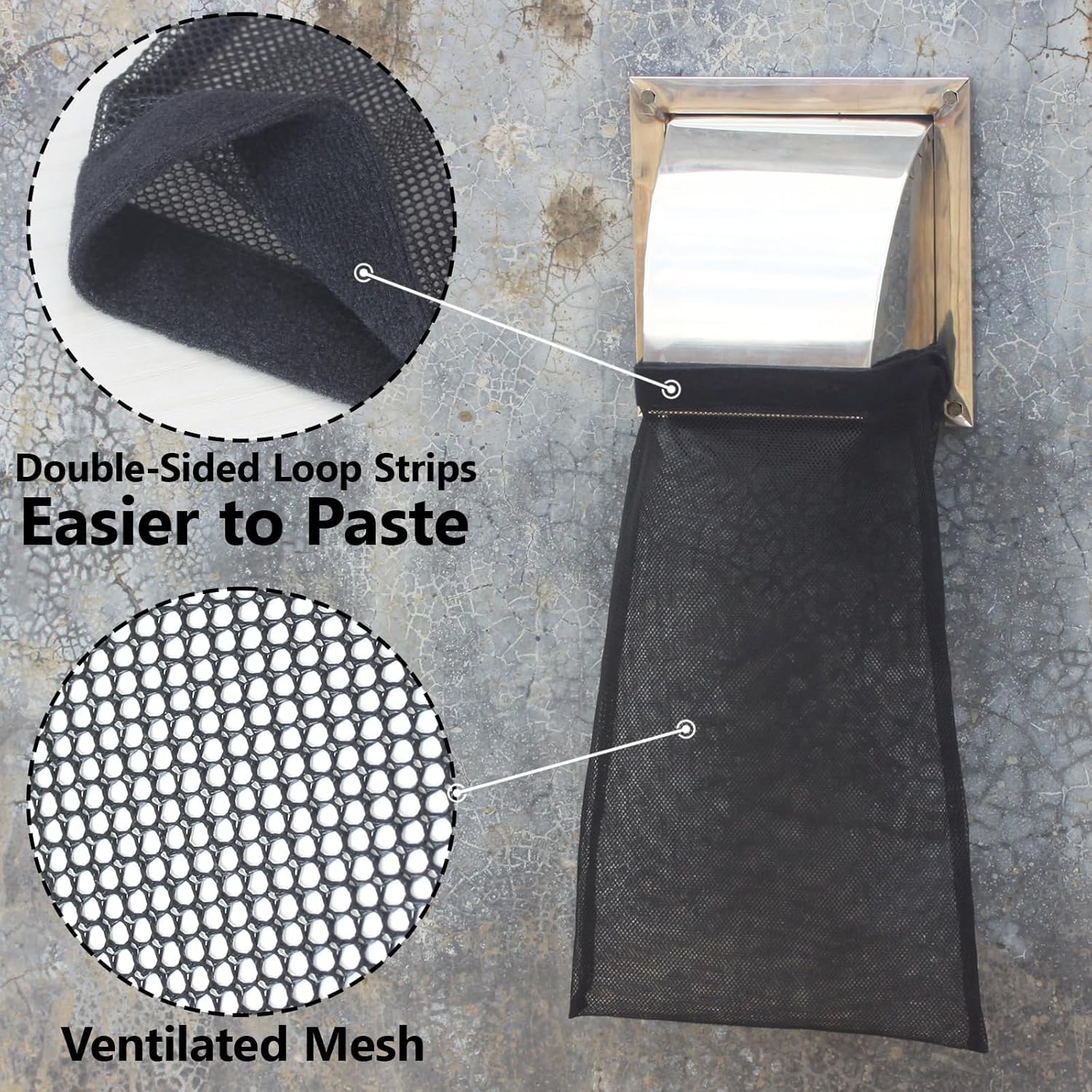 4 قطع من مجففات الوبر - كيس مصيدة الوبر بفتحات تهوية للمجفف في الهواء الطلق لجمع الغبار والوبر 4 4 قطع من مجففات الوبر - كيس مصيدة الوبر بفتحات تهوية للمجفف في الهواء الطلق لجمع الغبار والوبر - الصورة 4