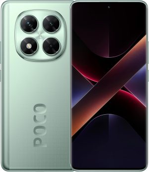 بوكو X7 ثنائي الشريحة بذاكرة رام سعة 8 جيجابايت وذاكرة داخلية سعة 256 جيجابايت ويدعم تقنية 5G باللون الأخضر - إصدار عالمي