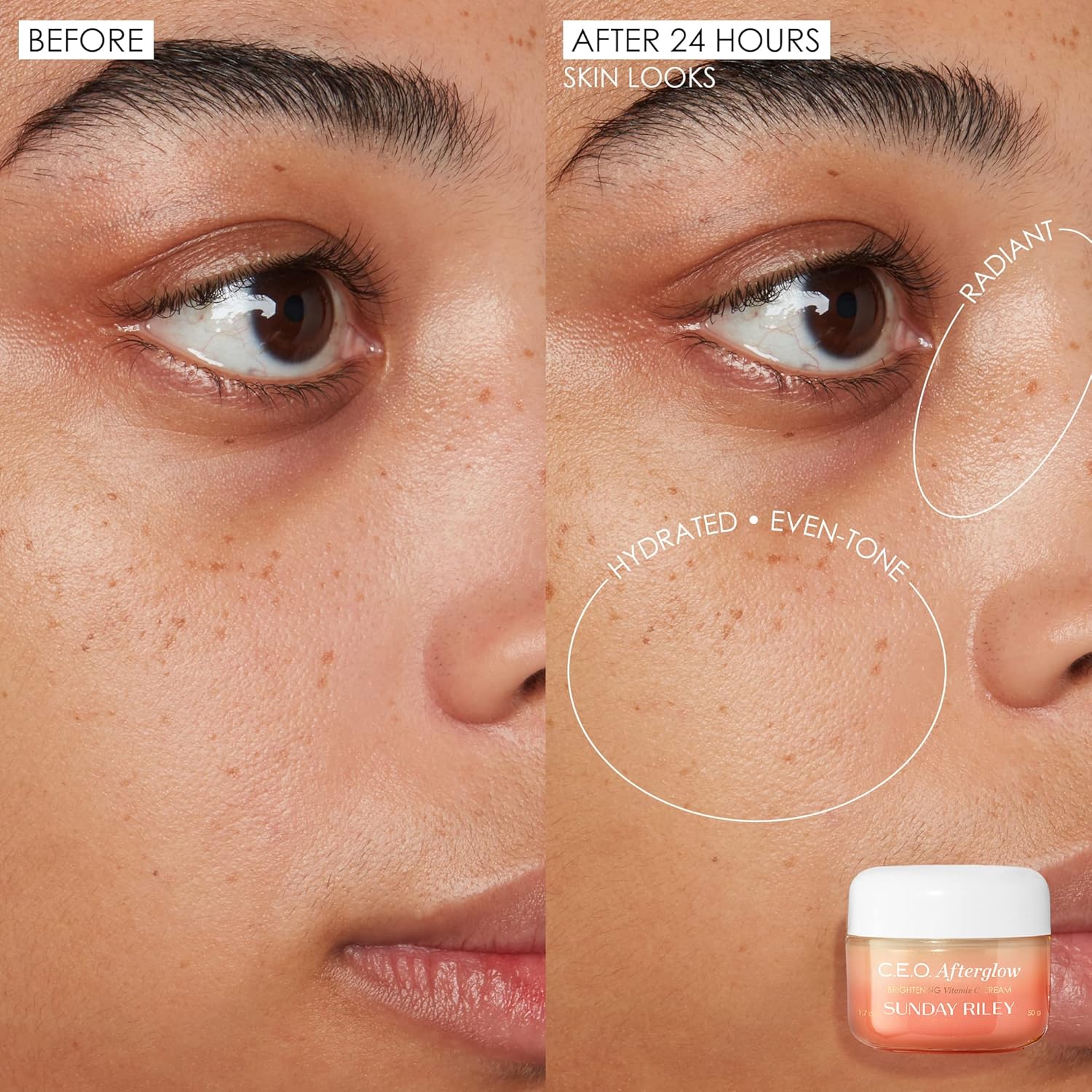 صانداي رايلي كريم مرطب للوجه بفيتامين سي افترجلو من سي اي او 7 صانداي رايلي كريم مرطب للوجه بفيتامين سي افترجلو من سي اي او - الصورة 7