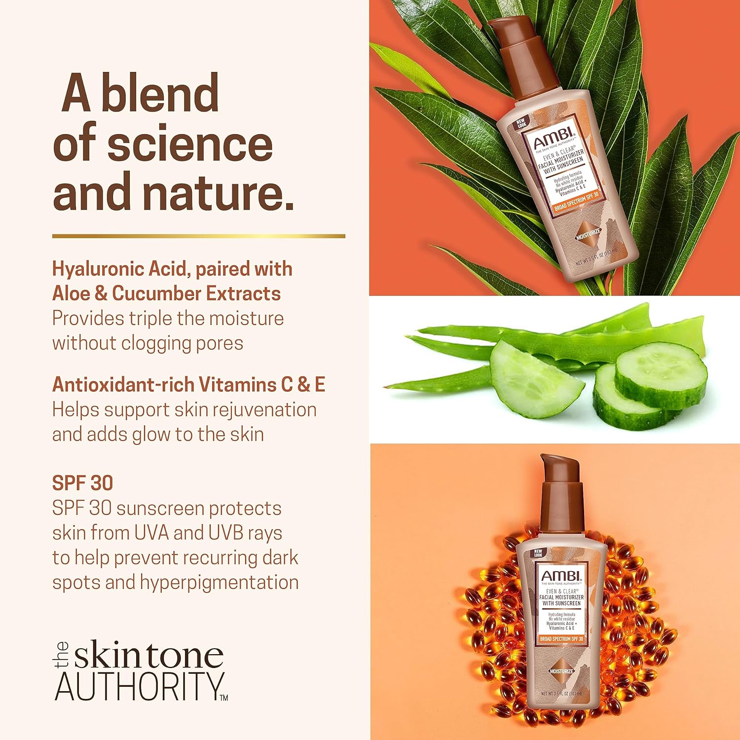 مرطب الوجه اليومي ايفين اند كلير من امبي بمعامل وقاية اشعة الشمس 30 يساعد على توحيد لون البشرة وتنعيمها حمايتها 3.5 اونصة عبوة قطعة واحدة 4 مرطب الوجه اليومي ايفين اند كلير من امبي بمعامل وقاية اشعة الشمس 30 يساعد على توحيد لون البشرة وتنعيمها حمايتها 3.5 اونصة عبوة قطعة واحدة - الصورة 4