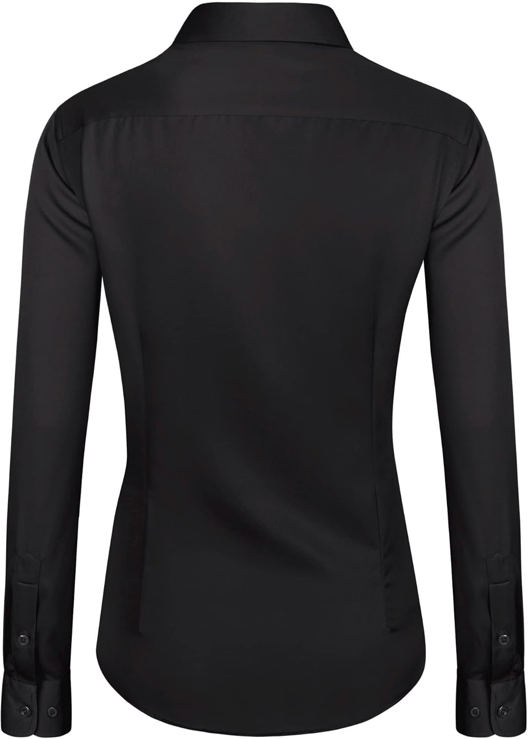 جيه فير قميص رسمي باكمام طويلة وازرار امامية للنساء، بلوزة عمل سادة خالية من التجاعيد 2 جيه فير قميص رسمي باكمام طويلة وازرار امامية للنساء، بلوزة عمل سادة خالية من التجاعيد - الصورة 2