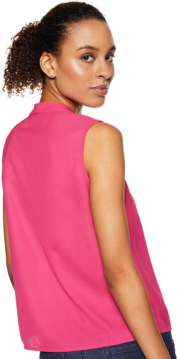 بلوزة بقصة عادية للنساء ولون سادة من علامة أمازون التجارية - سيمبول 2 بلوزة بقصة عادية للنساء ولون سادة من علامة أمازون التجارية - سيمبول - الصورة 2