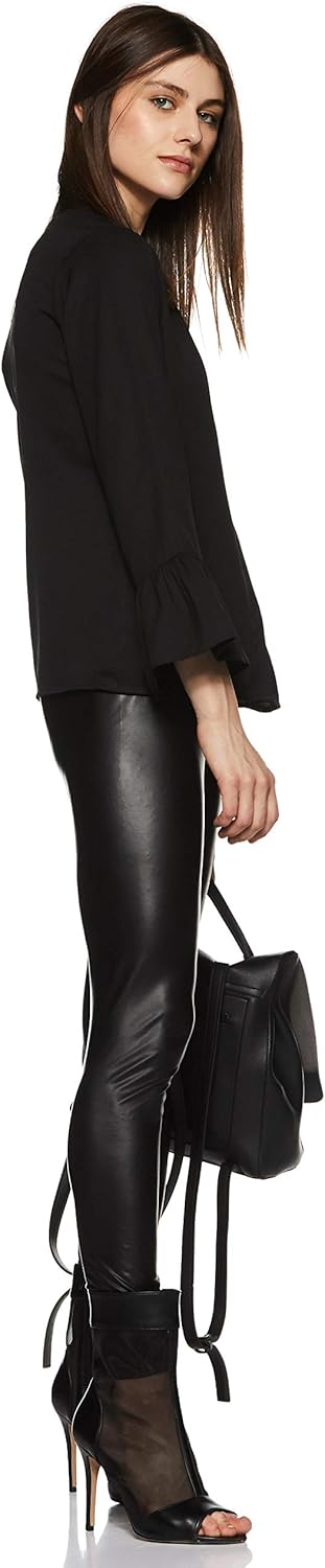 بلوزة بقصة عادية ولون واحد للنساء من كريف 5 بلوزة بقصة عادية ولون واحد للنساء من كريف - الصورة 5