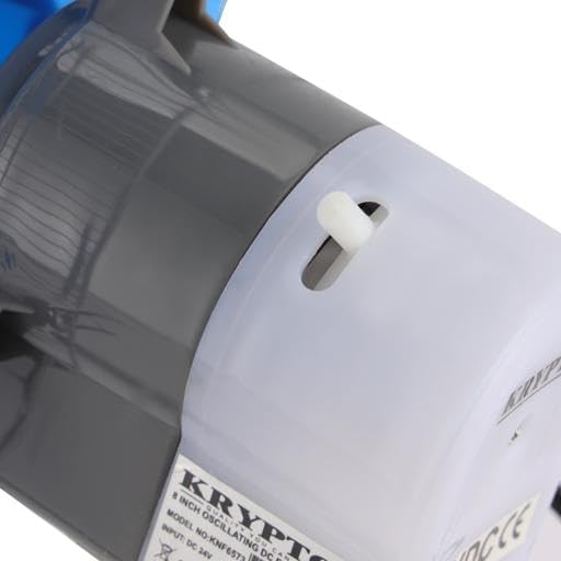 كريبتون مروحة تيار مستمر متذبذبة، مقاس 8 انش، ألوان متعددة، عدد المنافذ: 3 5 كريبتون مروحة تيار مستمر متذبذبة، مقاس 8 انش، ألوان متعددة، عدد المنافذ: 3 - الصورة 5