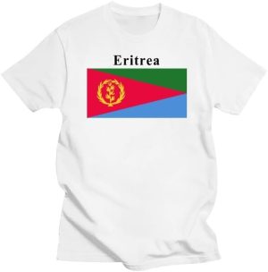 SA-PRO - تي شيرت اريتريا اريتريا عصري للرجال من القطن جيرسي نيشن تيم للصالات الرياضية، ملابس رياضية للرجال والنساء (لون ابيض، مقاس XXXL)