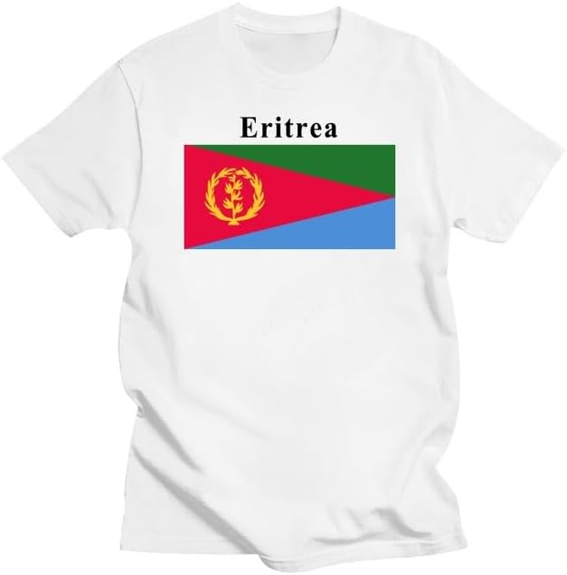 SA-PRO - تي شيرت اريتريا اريتريا عصري للرجال من القطن جيرسي نيشن تيم للصالات الرياضية، ملابس رياضية للرجال والنساء (لون ابيض، مقاس XXXL) 1 SA-PRO - تي شيرت اريتريا اريتريا عصري للرجال من القطن جيرسي نيشن تيم للصالات الرياضية، ملابس رياضية للرجال والنساء (لون ابيض، مقاس XXXL)