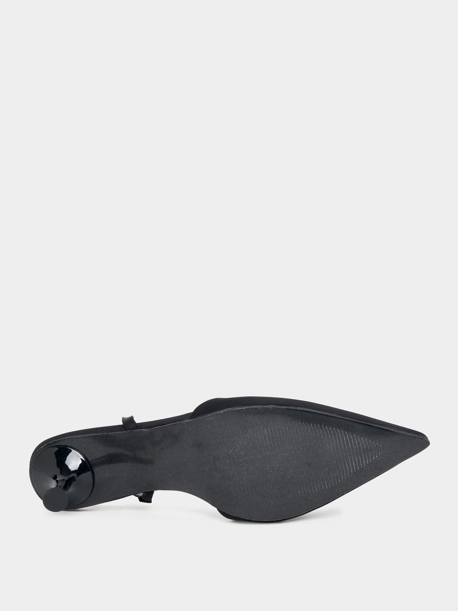 حذاء بكعب صغير بطرف مدبب ورباط عند الكاحل للنساء من ستايلي 6 حذاء بكعب صغير بطرف مدبب ورباط عند الكاحل للنساء من ستايلي - الصورة 6