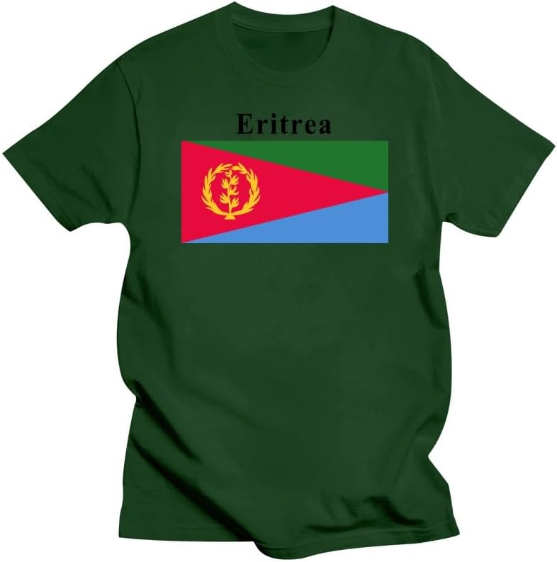 SA-PRO - تي شيرت اريتريا اريتريا عصري للرجال من القطن جيرسي نيشن تيم للصالات الرياضية، ملابس رياضية للرجال والنساء (لون ابيض، مقاس XXXL) 4 SA-PRO - تي شيرت اريتريا اريتريا عصري للرجال من القطن جيرسي نيشن تيم للصالات الرياضية، ملابس رياضية للرجال والنساء (لون ابيض، مقاس XXXL) - الصورة 4