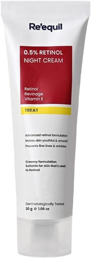 كريم للوجه من ري إكويل لتنعيم البشرة، مناسب لجميع أنواع البشرة، 30 جرام