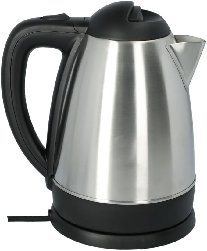 غلاية كهربائية 1830 واط بتحكم رقمي بلون فضي وأسود سعة 1.8 لتر من هوميكس، فضي وأسود 5 غلاية كهربائية 1830 واط بتحكم رقمي بلون فضي وأسود سعة 1.8 لتر من هوميكس، فضي وأسود - الصورة 5