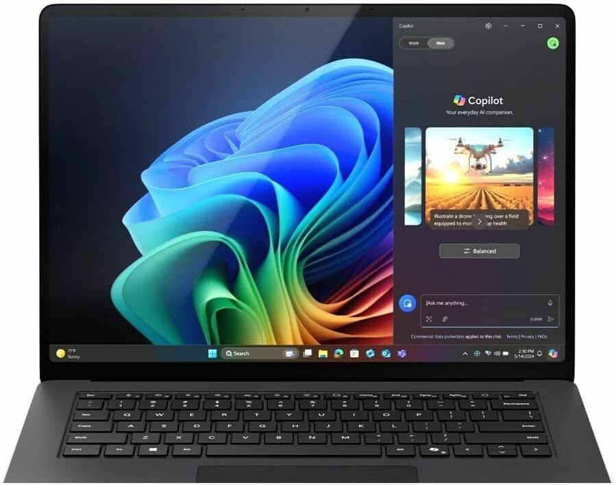 لابتوب سيرفس 7 بشاشة لمس 15 بوصة كوبيلوت + كمبيوتر نوت بوك - انتل كور ألترا 7-32 جيجابايت - 1 تيرابايت SSD - لوحة مفاتيح انجليزي - أسود 9 لابتوب سيرفس 7 بشاشة لمس 15 بوصة كوبيلوت + كمبيوتر نوت بوك - انتل كور ألترا 7-32 جيجابايت - 1 تيرابايت SSD - لوحة مفاتيح انجليزي - أسود - الصورة 9