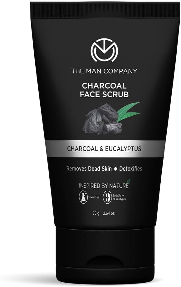 ذا مان كومباني مقشر الوجه بالفحم للبشرة المتوهجة | مضاد لحب الشباب، مزيل الرؤوس السوداء للبشرة الدهنية، 75 غرام 1 ذا مان كومباني مقشر الوجه بالفحم للبشرة المتوهجة | مضاد لحب الشباب، مزيل الرؤوس السوداء للبشرة الدهنية، 75 غرام