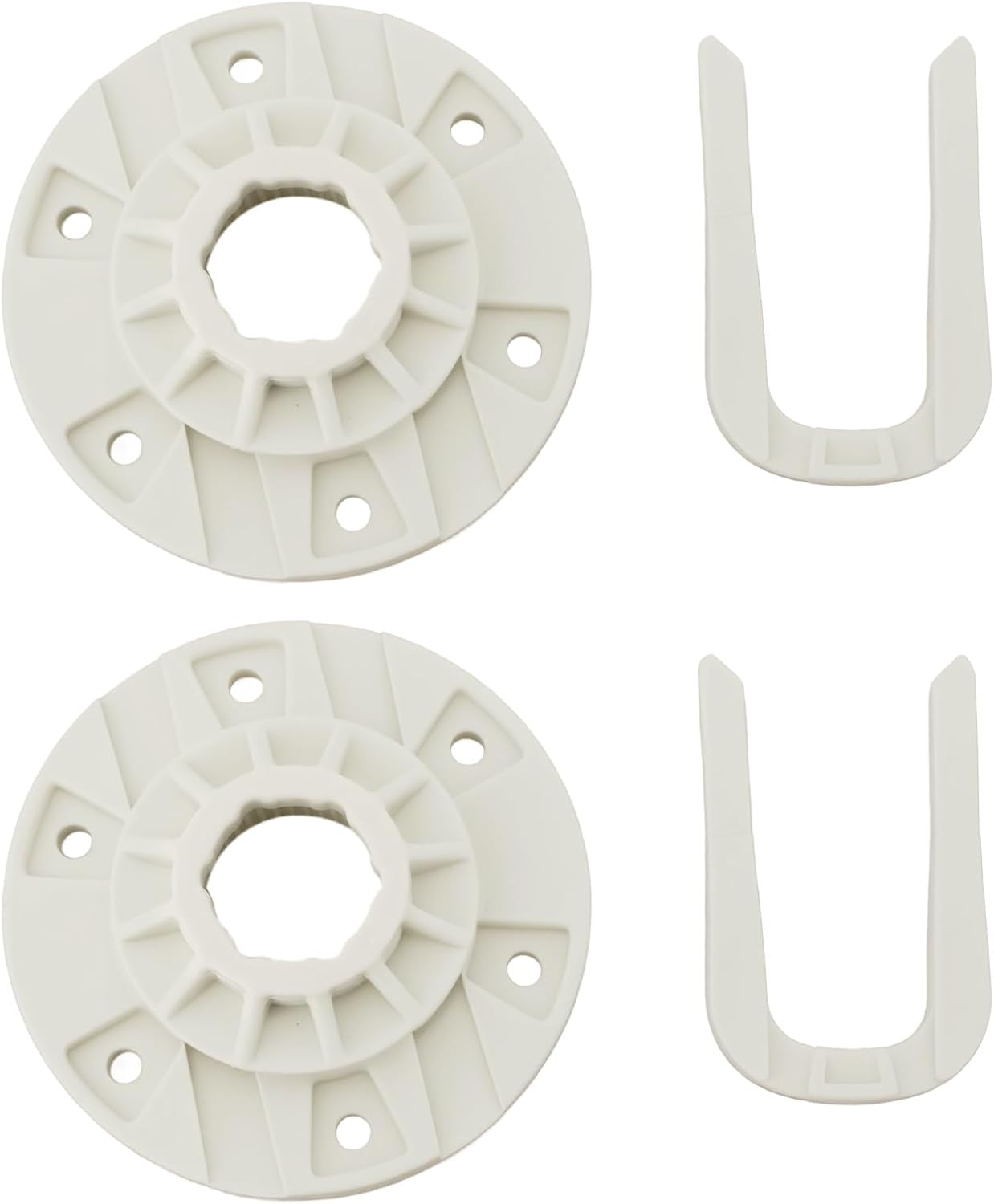 مجموعة محور محرك سلة غسالة من قطعتين من في جول، قطعة غيار W10528947 W10396887 متوافقة مع ويرلبول كينمور متوافقة مع كروسلي متوافقة مع غسالات سيرز