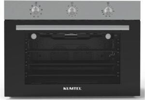 كومتيل فرن كهربائي مدمج 60×90 سم، 105 لتر، 8+1 برامج، 3250 واط، تركيا، اسود/ستيل - A9-SF3/S