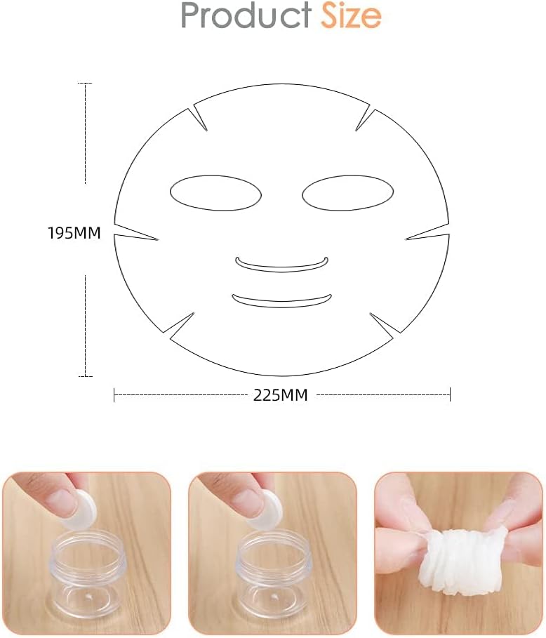 100 قطعة من اقنعة الوجه المضغوطة للاستعمال مرة واحدة ازوني وجه مضغوطة للعناية بالبشرة ورقية ملفوفة مع وعاء قناع كل الأنواع 6 100 قطعة من اقنعة الوجه المضغوطة للاستعمال مرة واحدة ازوني وجه مضغوطة للعناية بالبشرة ورقية ملفوفة مع وعاء قناع كل الأنواع - الصورة 6