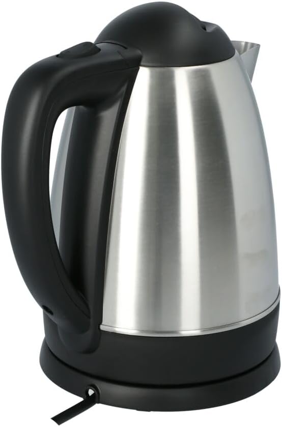 غلاية كهربائية 1830 واط بتحكم رقمي بلون فضي وأسود سعة 1.8 لتر من هوميكس، فضي وأسود 4 غلاية كهربائية 1830 واط بتحكم رقمي بلون فضي وأسود سعة 1.8 لتر من هوميكس، فضي وأسود - الصورة 4