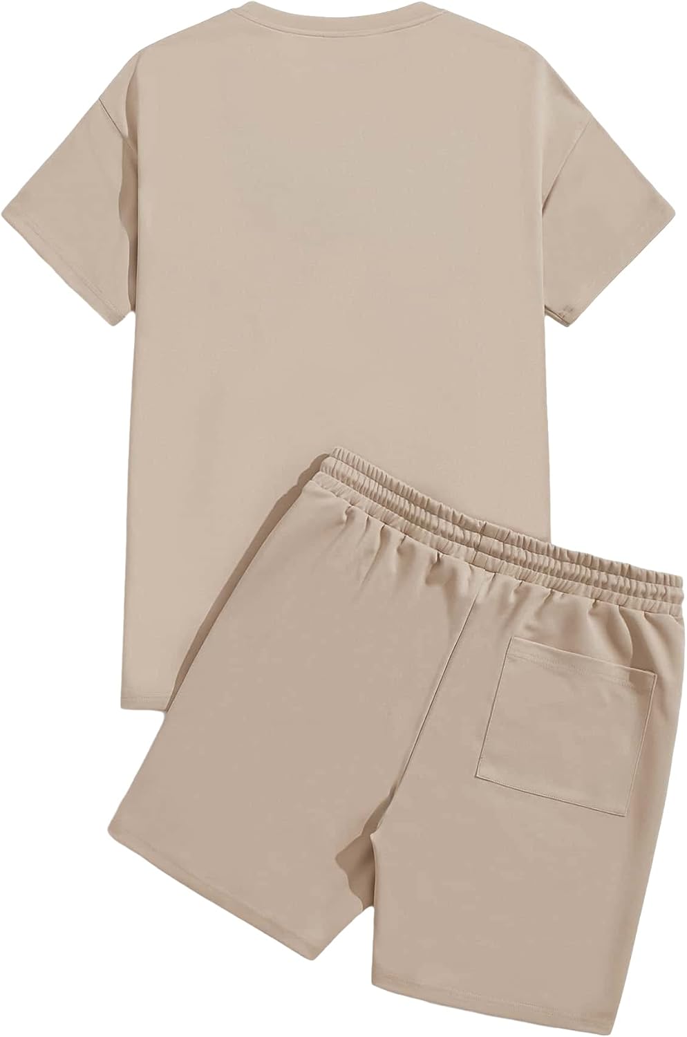 بدلة رياضية مكونة من تيشيرت برسومات حروف وشورت برباط للرجال من جورجليتر 2 بدلة رياضية مكونة من تيشيرت برسومات حروف وشورت برباط للرجال من جورجليتر - الصورة 2