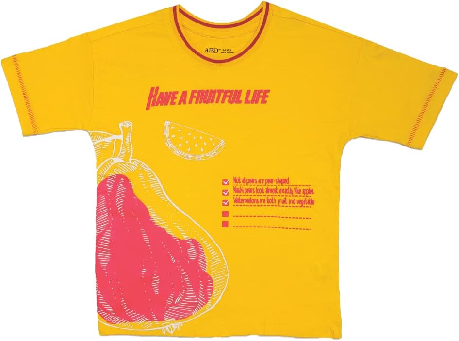 تي شيرت بتصميم عصري مطبوع للأولاد من ايكو