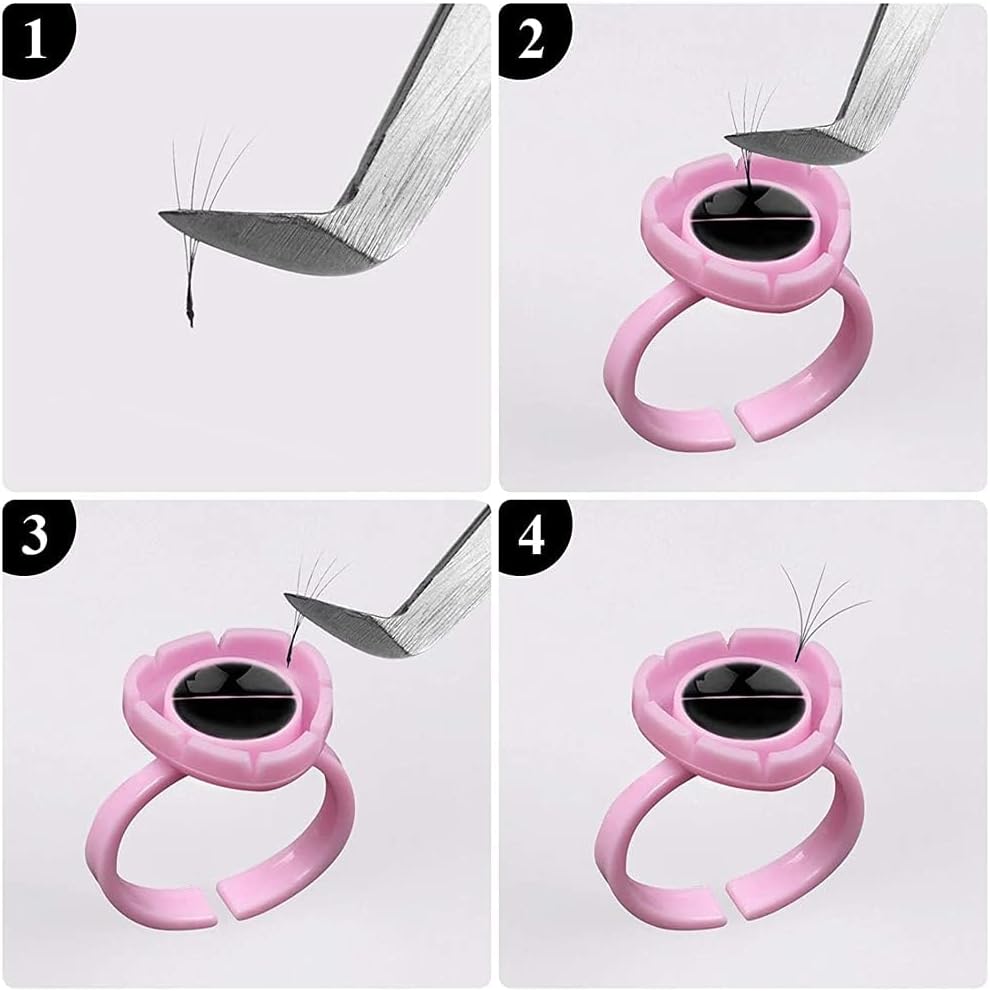 حامل لاصق للرموش للاستعمال مرة واحدة من بوكيلا، اكواب لاصقة لتكثيف الرموش، اكواب لتكثيف الرموش، كوب مروحة لمستلزمات وصلات الرموش بطريقتين للاستخدام، 100 قطعة (بينك) 6 حامل لاصق للرموش للاستعمال مرة واحدة من بوكيلا، اكواب لاصقة لتكثيف الرموش، اكواب لتكثيف الرموش، كوب مروحة لمستلزمات وصلات الرموش بطريقتين للاستخدام، 100 قطعة (بينك) - الصورة 6