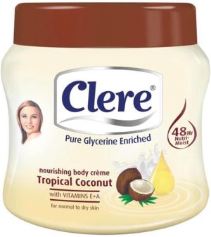 كريم للجسم من كلير مضاد للأكسدة ومرطب ومنعش للبشرة المشرقة، مناسب للبشرة الجافة، 500 مل