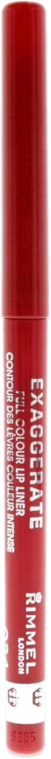 قلم اكغزاتريت اوتوماتيك لتحديد الشفاه من ريميل لندن – ريد ديفا، لون احمر