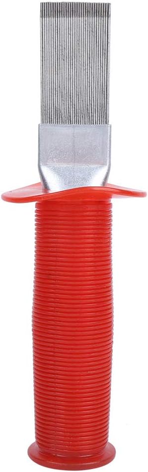 فافيسي مشط لفائف مكيف الهواء من الستانلس ستيل، اداة زعنفة لمكيف الهواء لاصلاح الملف المكثف وتنظيفه، اداة يدوية لتحسين كفاءة التبريد