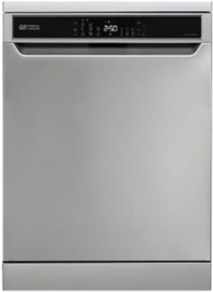 جنرال سوبريم غسالة صحون، 8 برامج، 15 مكان، 3 رف، تجفيف، نصف تحميل، فضي، GSDW1538XVT