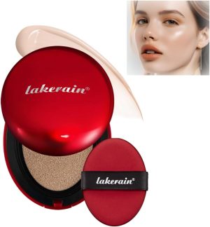 كريم اساس سوبر فيت كوشن من يوج، لمسة نهائية شبه مات، تغطية كاملة لمدة 72 ساعة، حماية من الشمس ومقاوم للماء، خفيف الوزن ومناسب للبشرة، لمسة نهائية لامعة من الساتان، قابل للبناء (#21N ايفوري، 0.68 اونصة